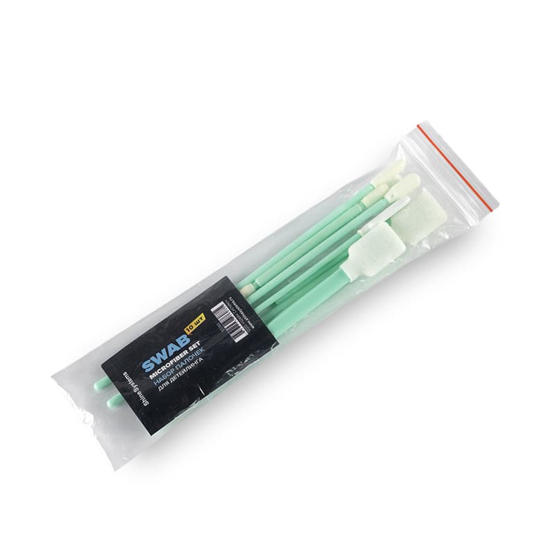 Shine Systems Swab Microfiber Set- набор палочек для детейлинга, 10шт — фото 1